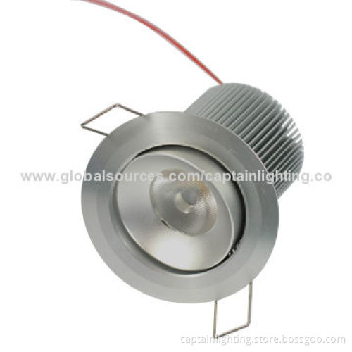 COB recessed led ceiling lights t, RoHS, CE, SAA and TUV Certified, Made of Aluminum
